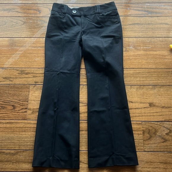 Banana Republic Martin Fit Wide-Leg Black Stretch Pants - Picture 6 of 10